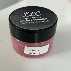 Cherry Lip Scrub - handmade